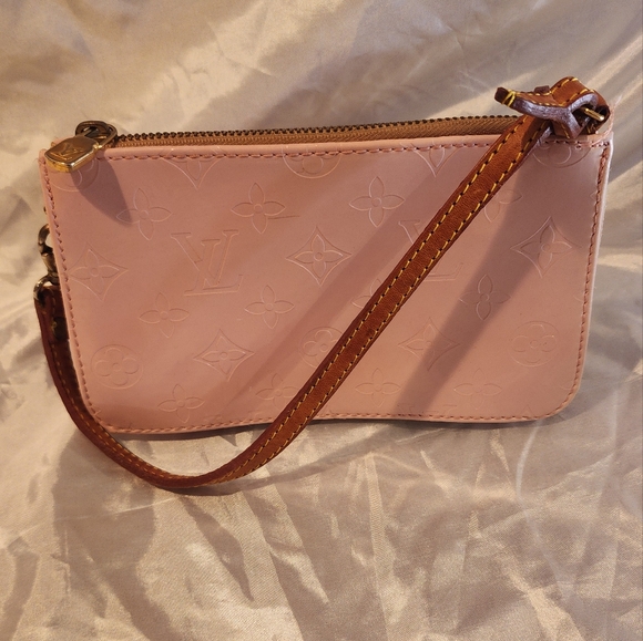 Louis Vuitton pink Vernis small clutch bag - Picture 1 of 10